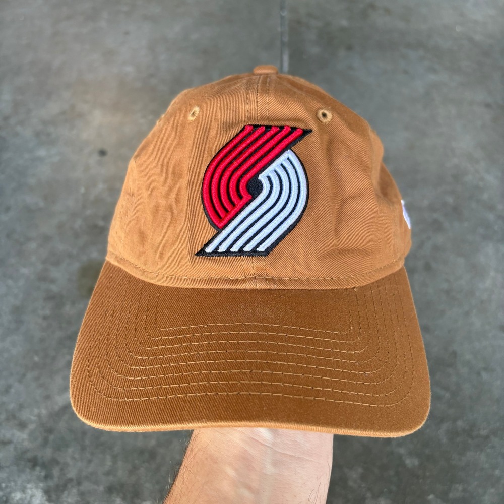 Portland Trailblazers Hat Unisex One Size Brown New Era 9Twenty NBA Adjustable